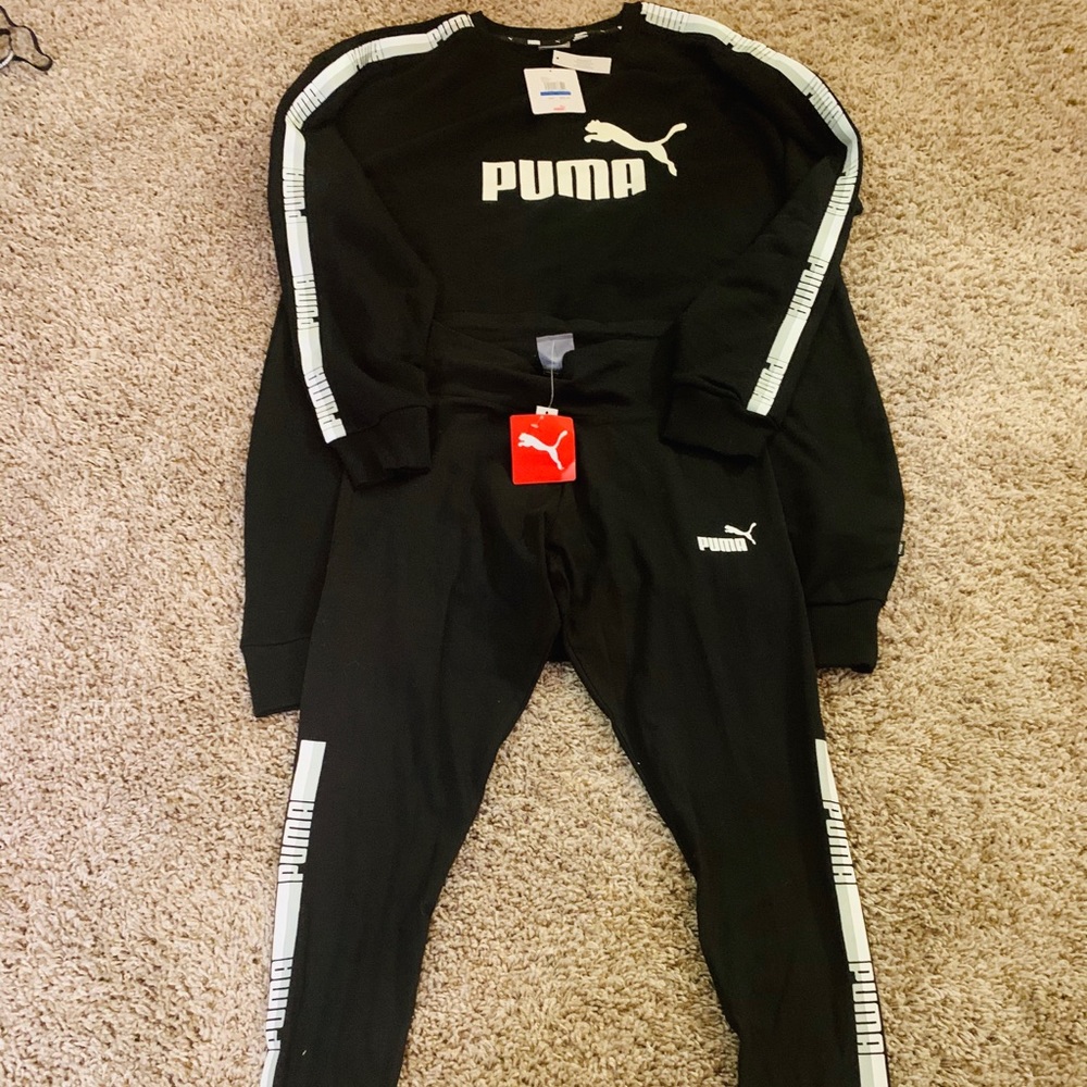Puma sweatshirt and legging set